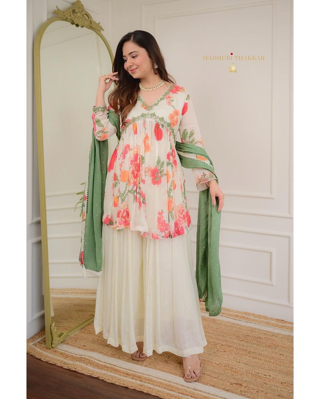 HEVAY CHIFFON SUIT SET