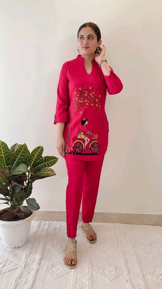 EMBROIDERY WORK Co-ord Set Perfect for Your Wardrobe