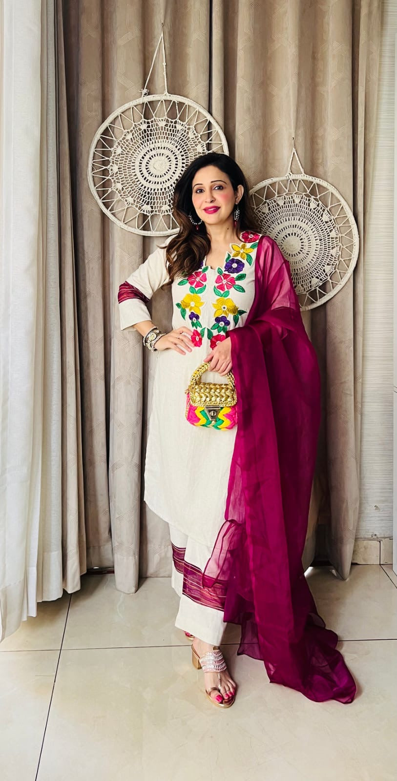 Beautifull Embroidery Rayon Flex Straight Kurta Set