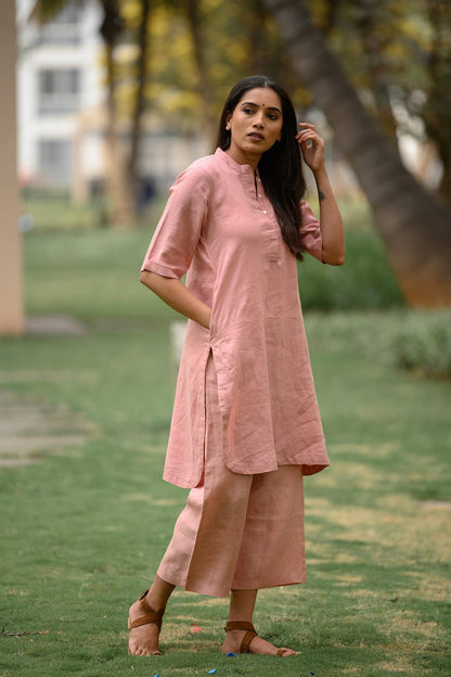 A-line Shape Kurti with Plazzo