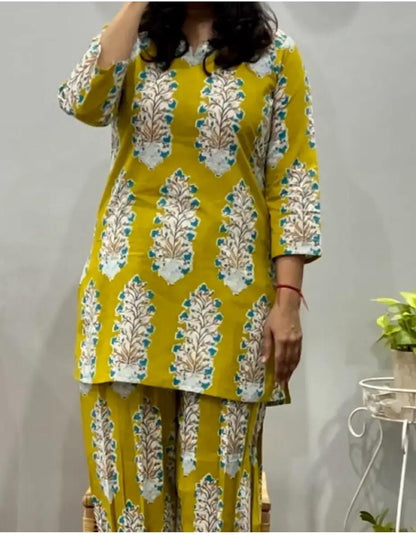 Reyon Kurti With Afgani Pant