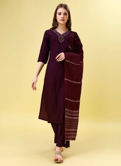 Designer Kurti With Bottom Dupatta