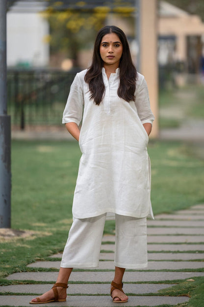 A-line Shape Kurti with Plazzo