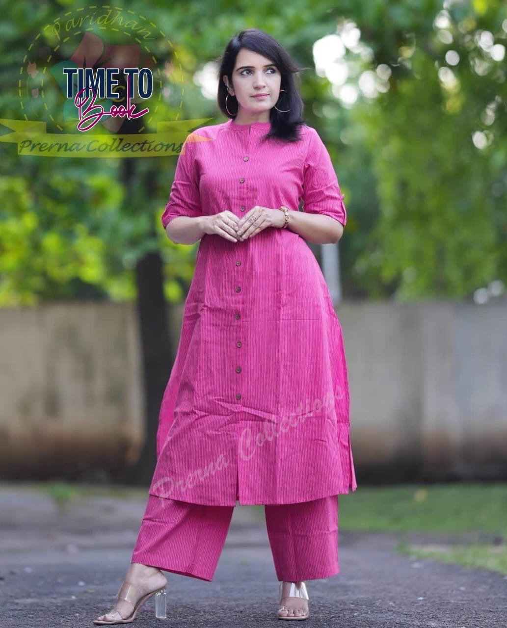 Heavy khata aline kurti & matching pants