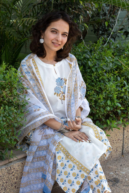 KURTA PENT WITH DUPATTA SUIT SET