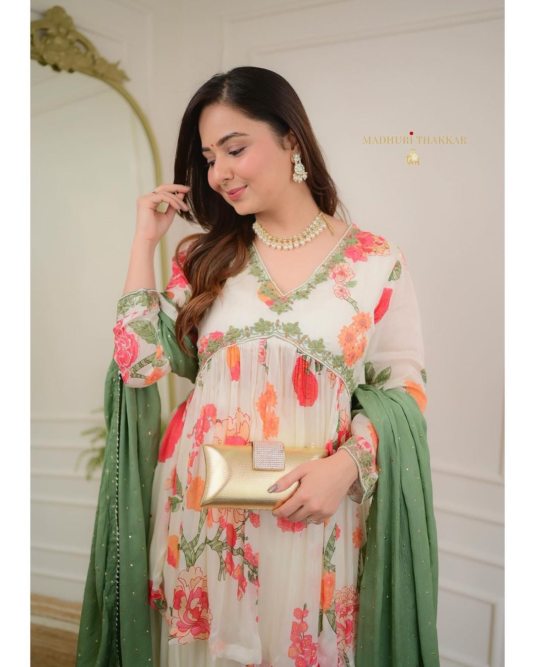 HEVAY CHIFFON SUIT SET