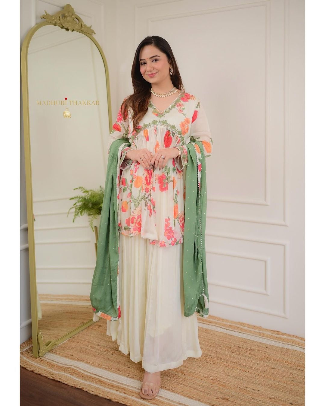 HEVAY CHIFFON SUIT SET