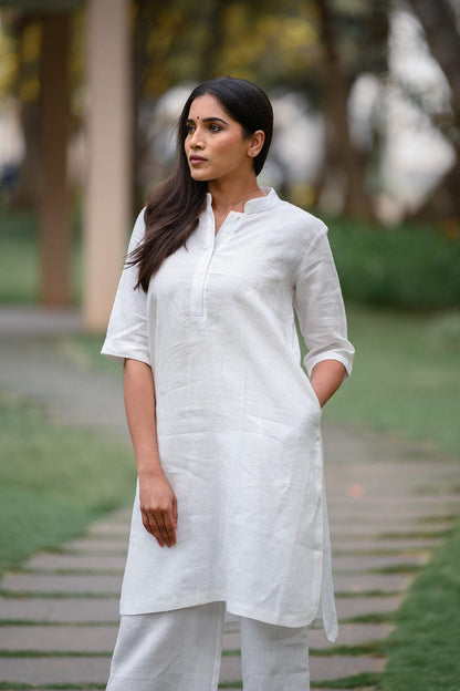 A-line Shape Kurti with Plazzo