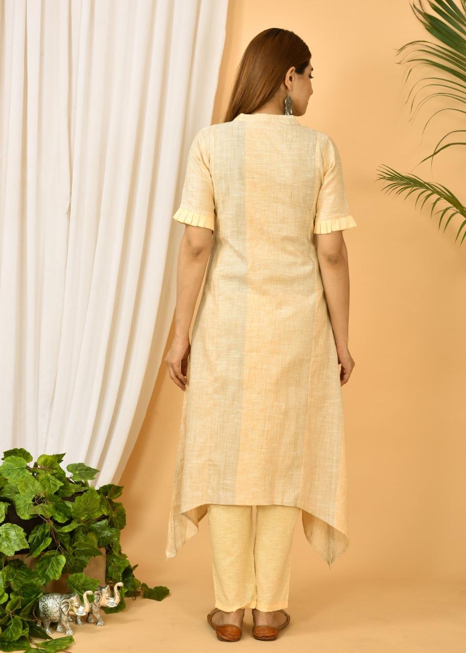 Bombay South Cotton Kurta Paired With Standard Bottom