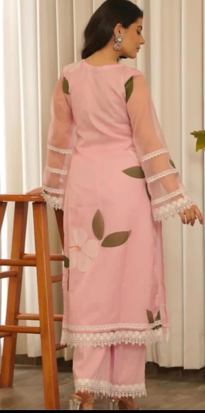 PURE COTTON KURTI WITH BEAUTIFUL PANT AND DUPATTA