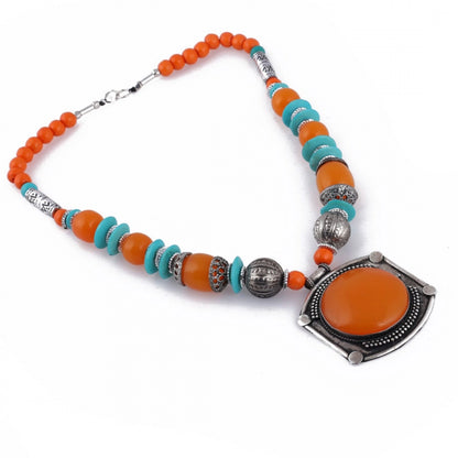 Designer Multi Colour Stylish Beads Necklace