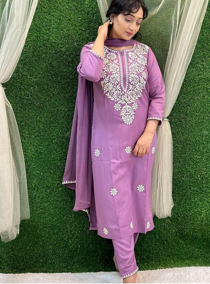 Fully Embroidered Work Elegant Suit Set