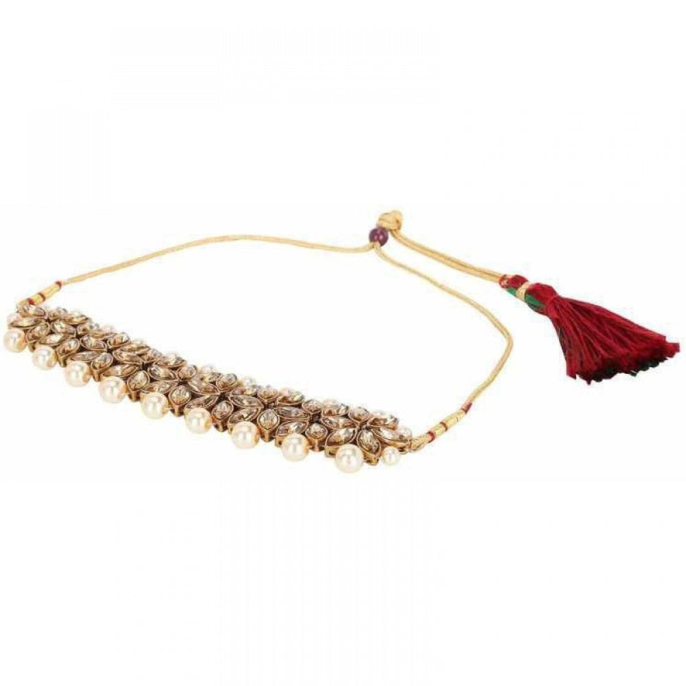 Chocker , Earring And Maang Tikka Set