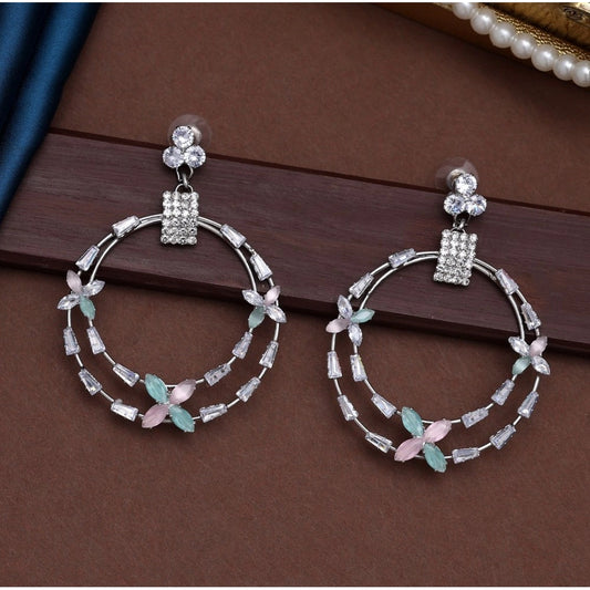 Multi Color Stone Earrings