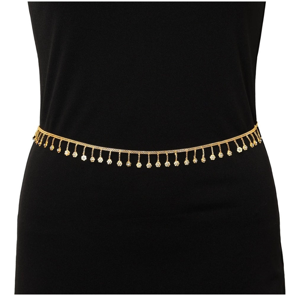 Gold Plated Kamarband Waist Belt For Women//Girls Adjustable Chain