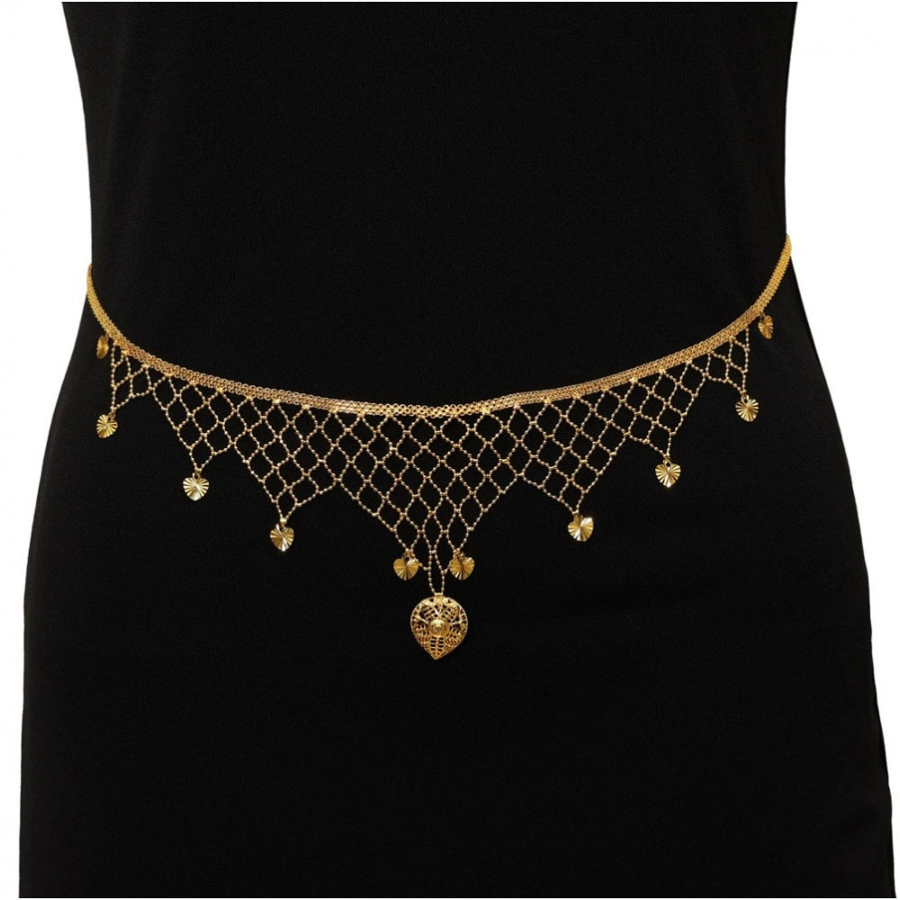 Gold Plated Kamarband Waist Belt For Women//Girls Adjustable Chain