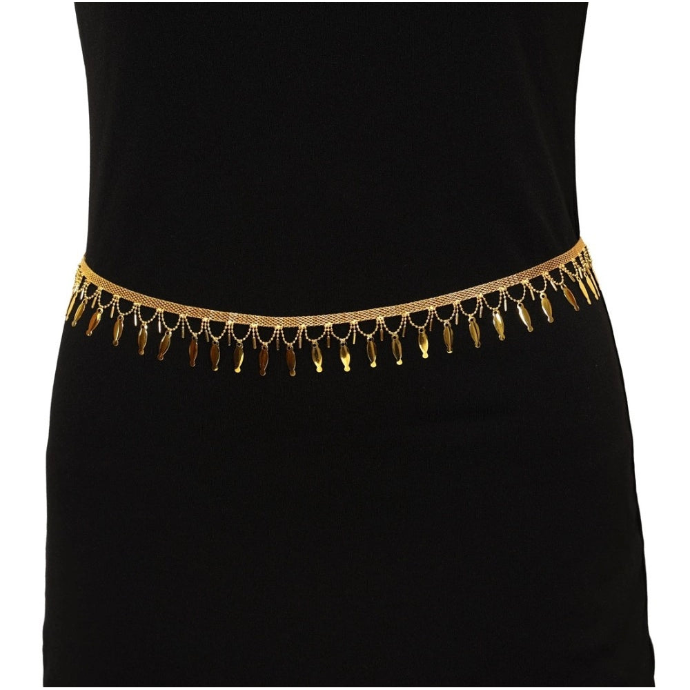 Gold Plated Kamarband Waist Belt For Women//Girls Adjustable Chain