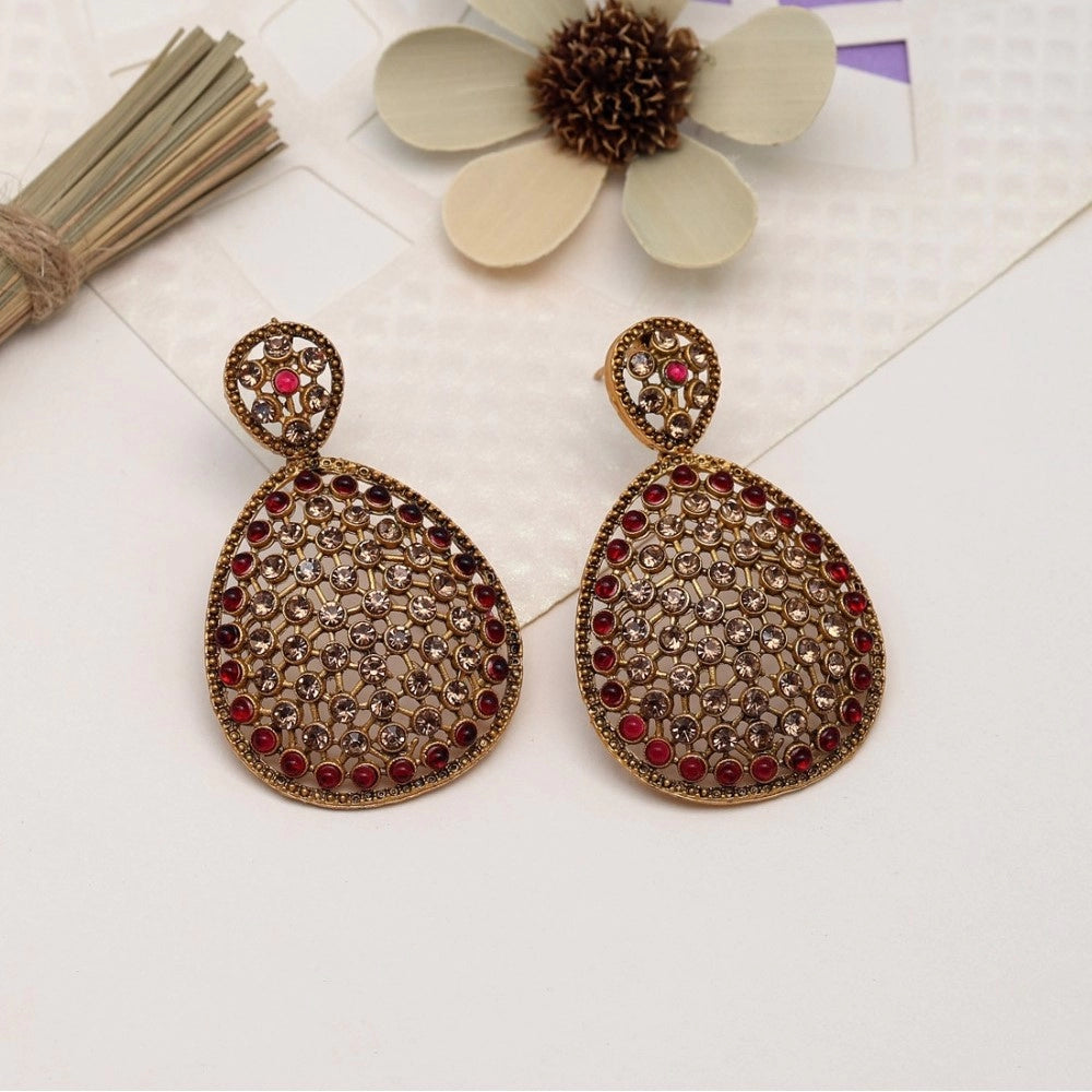 Rani Color Matte Gold Earrings