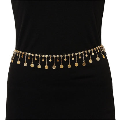 Gold Plated Kamarband Waist Belt For Women//Girls Adjustable Chain