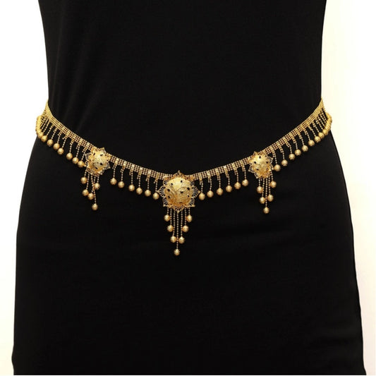 Gold Plated Kamarband Waist Belt For Women//Girls Adjustable Chain