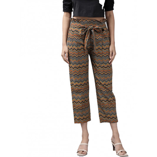 Casual  Printed Cotton Trouser Pant (MultiColor)