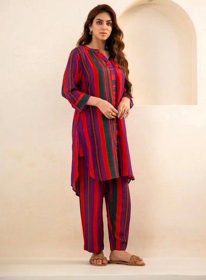 Reyon Fabric Fine Quality Kurti Set