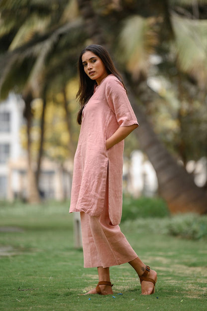 A-line Shape Kurti with Plazzo