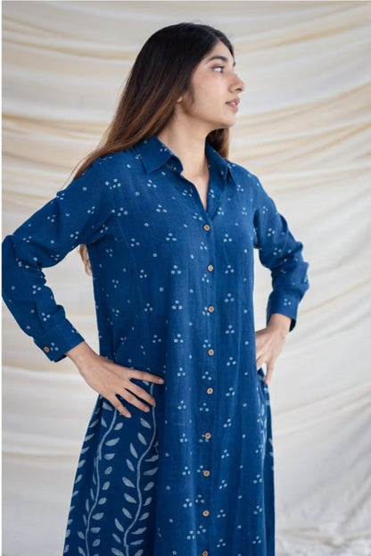 Beautiful Dabu Print Beautiful New Style Kurta with Palazzo Set