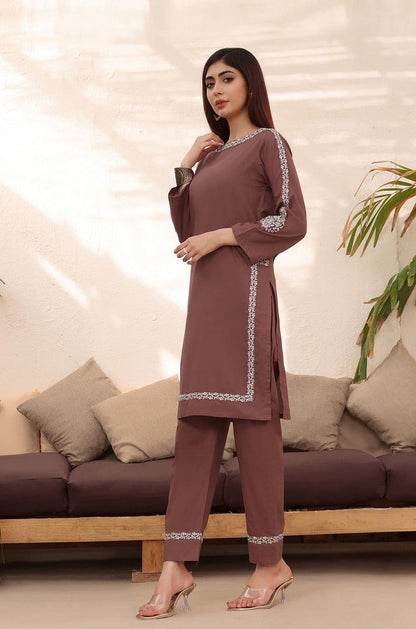 Beautiful Rayon Fabric straight kurti with Pant