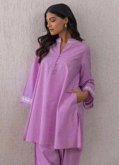 Premium Cotton Top Including Beautiful Potly Button Work