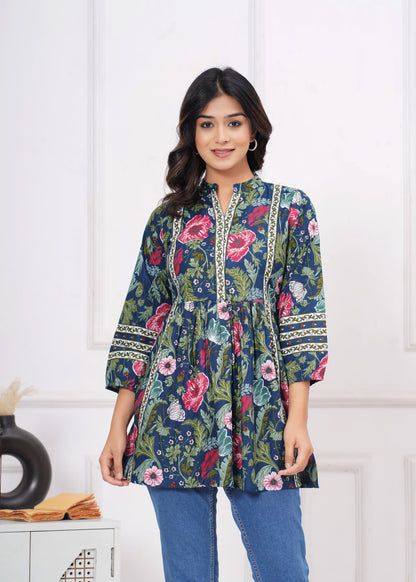 Cotton Top With Beautiful Print