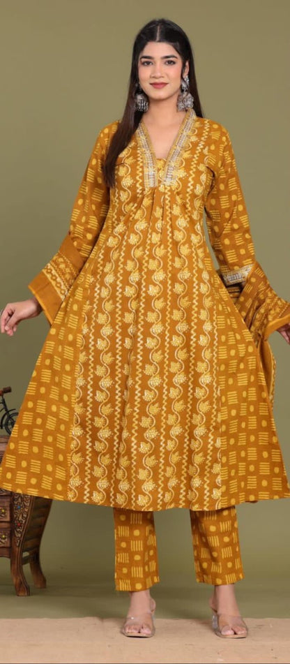 KURTA PENT WITH DUPATTA SUIT SET