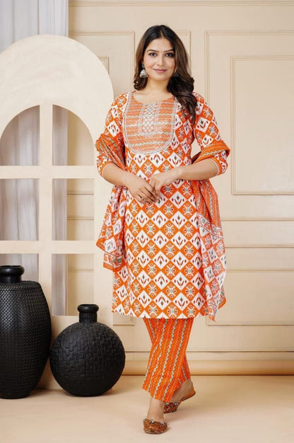 Trust Our Classic Comfortable Jaipur Print Cotton Set