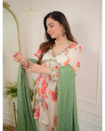 HEVAY CHIFFON SUIT SET