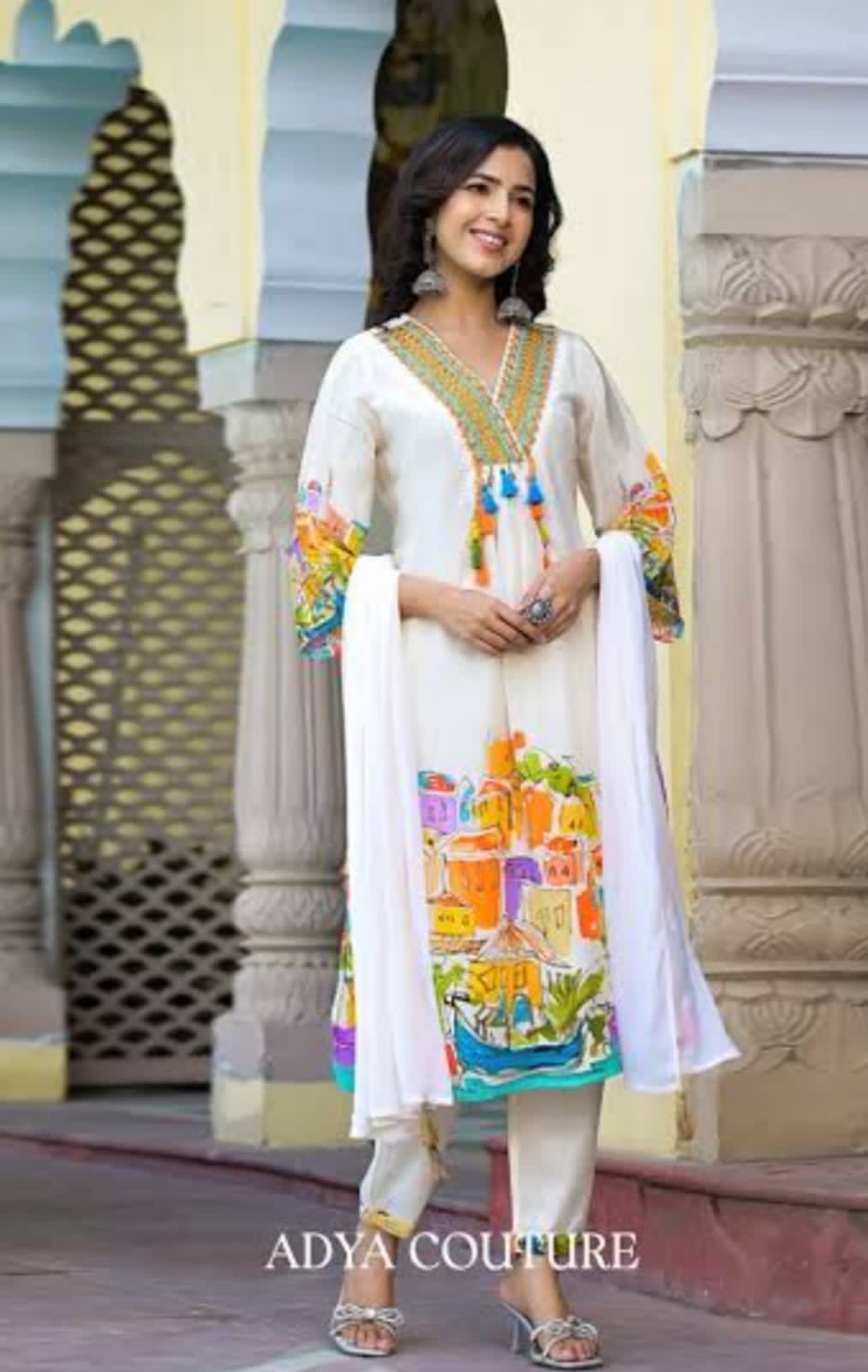 Presenting Beautifully Kurta Pant Set With Dupatta Set