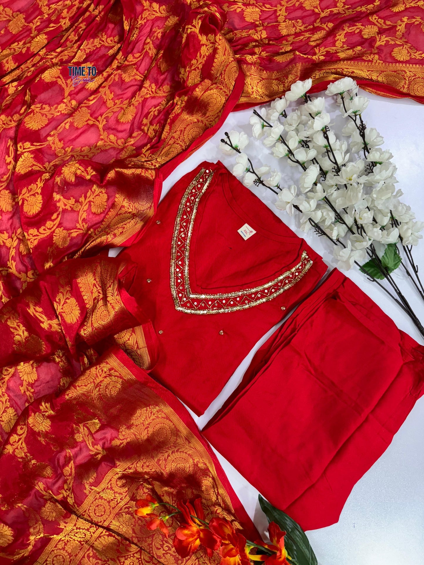 Featuring Beautiful Embroidery with Suqes Heavy Suit