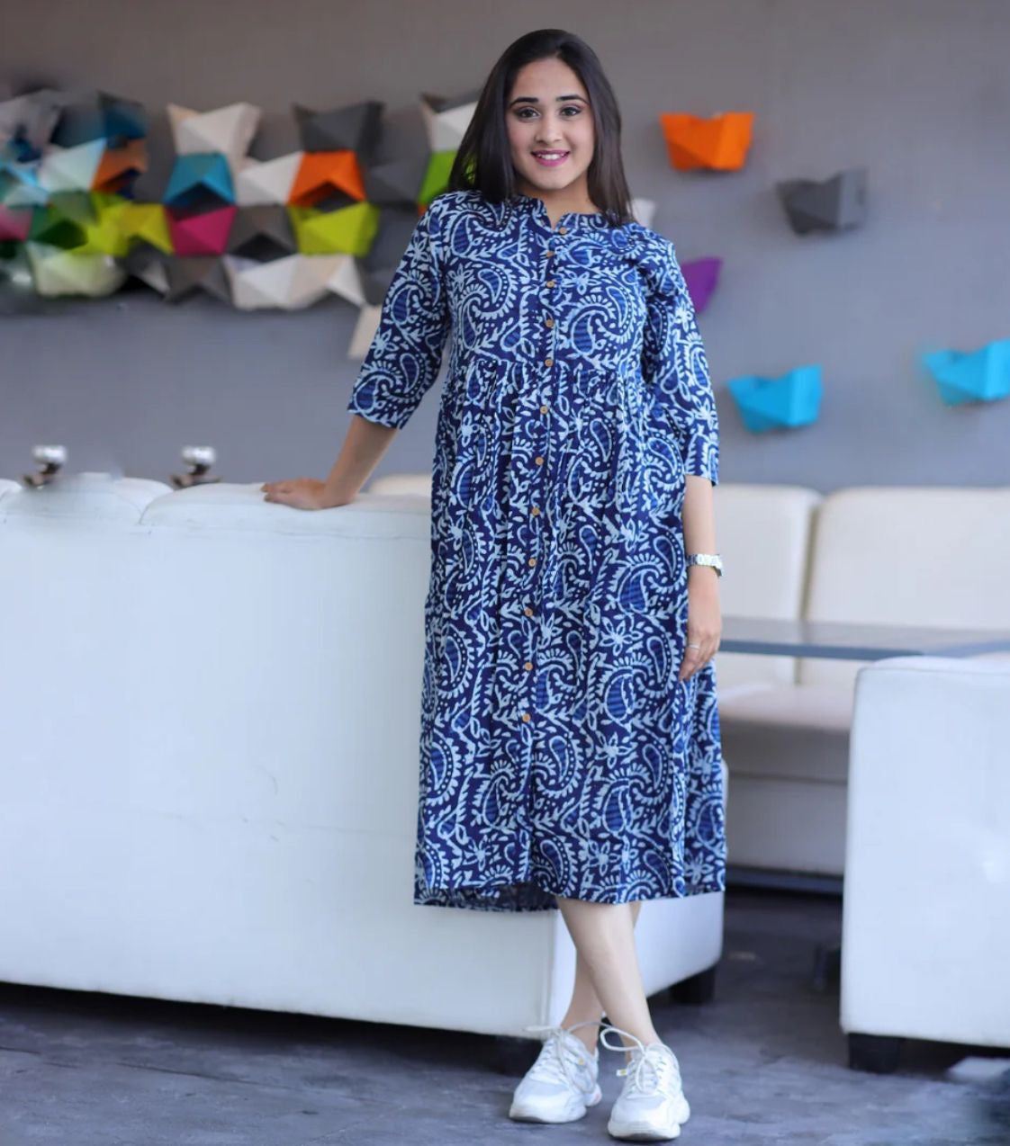 Summer Special Cotton Middi Dress