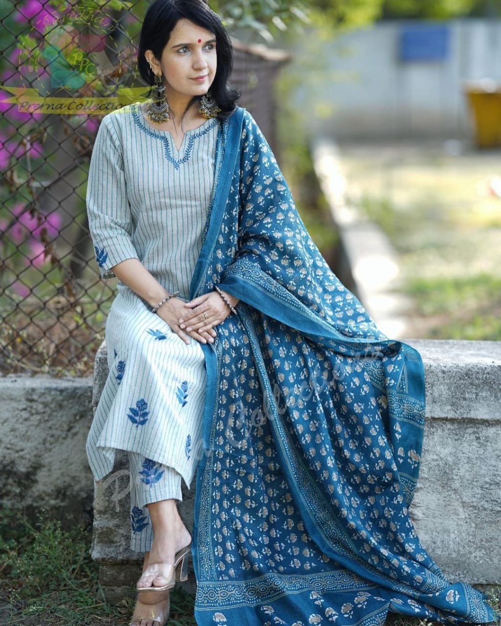 Pure Khaadi Off Shade Kurta & Pant Set