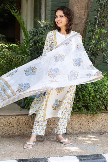 KURTA PENT WITH DUPATTA SUIT SET