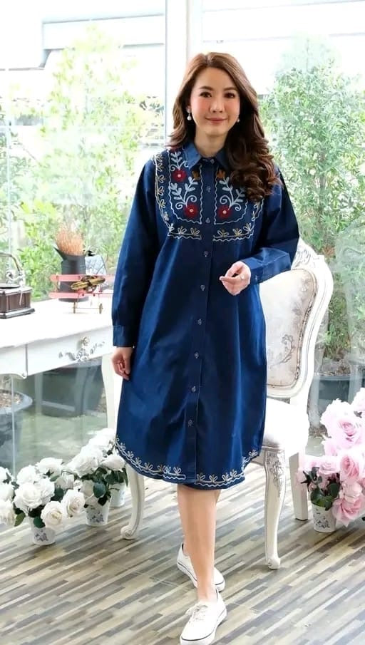 A-line kurti with one side pocket