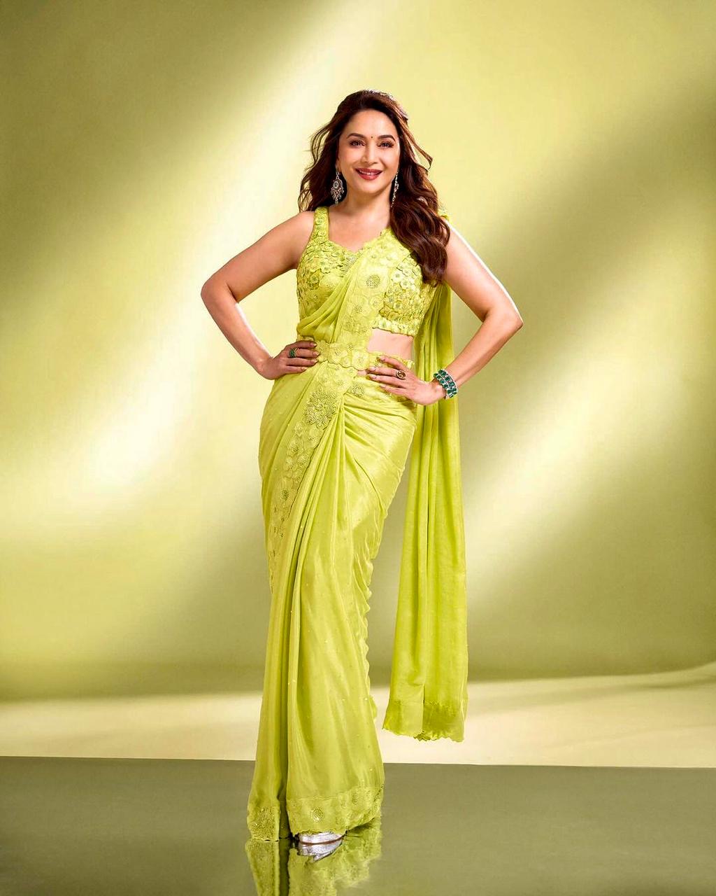 MADHURI DIXIT DESIGNER PARTY WEAR SAREE