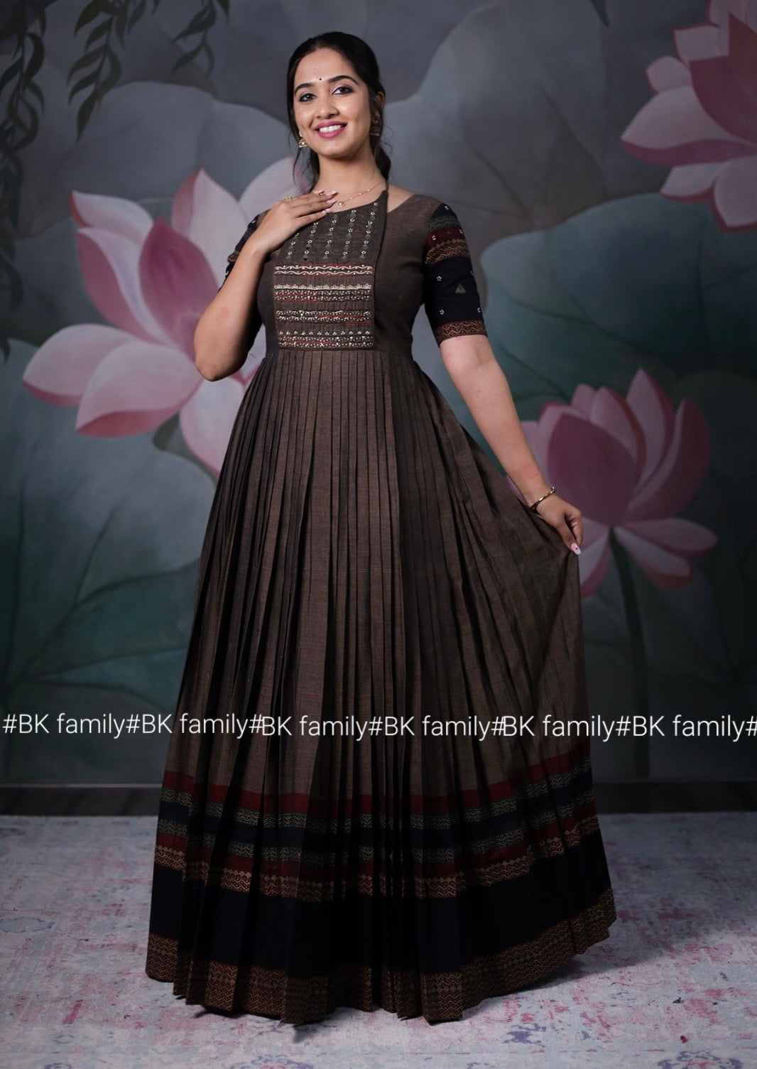 Grey Handloom Dress