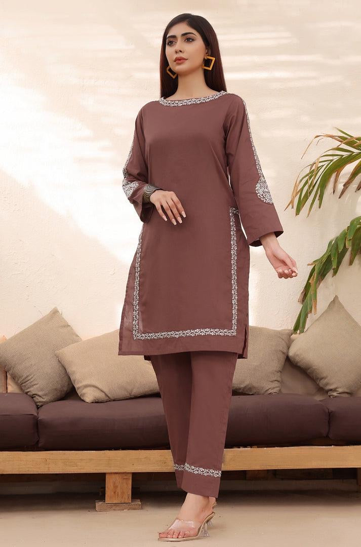 Beautiful Rayon Fabric straight kurti with Pant