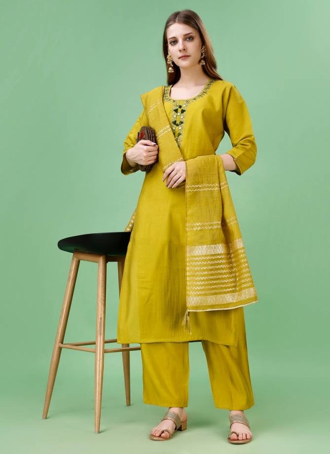 Designer Kurti With Bottom Dupatta