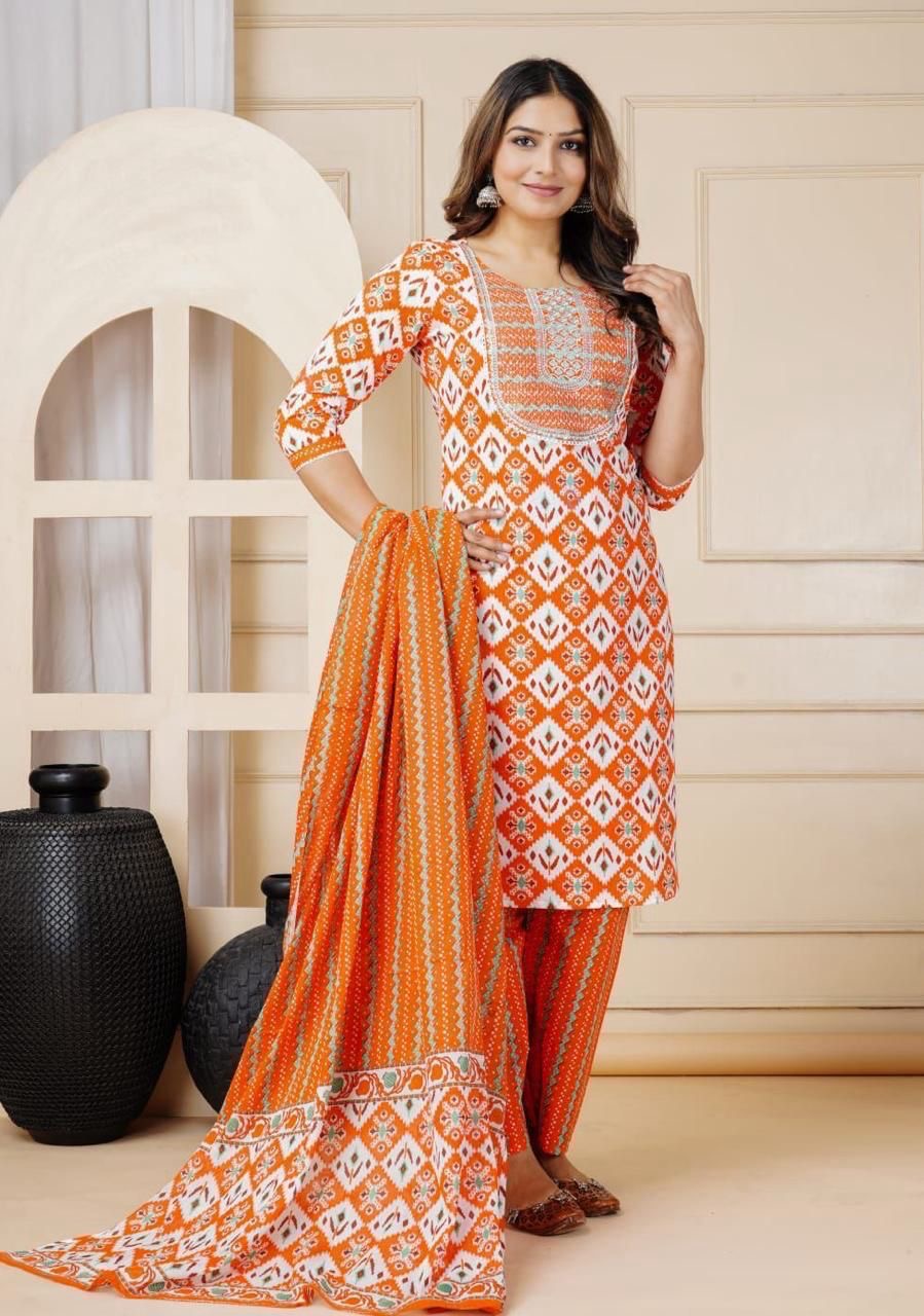 Trust Our Classic Comfortable Jaipur Print Cotton Set