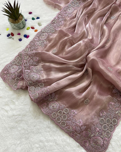 Jimmy choo fabric saree