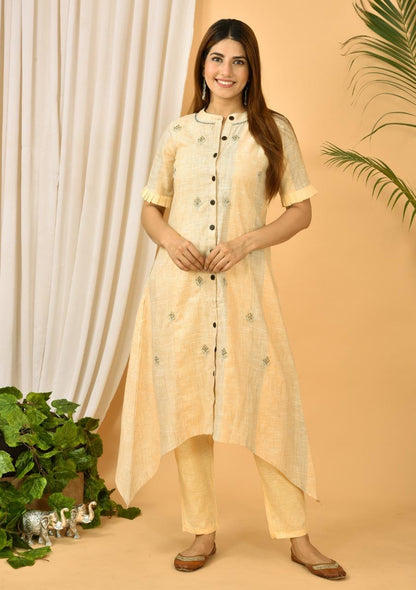 Bombay South Cotton Kurta Paired With Standard Bottom