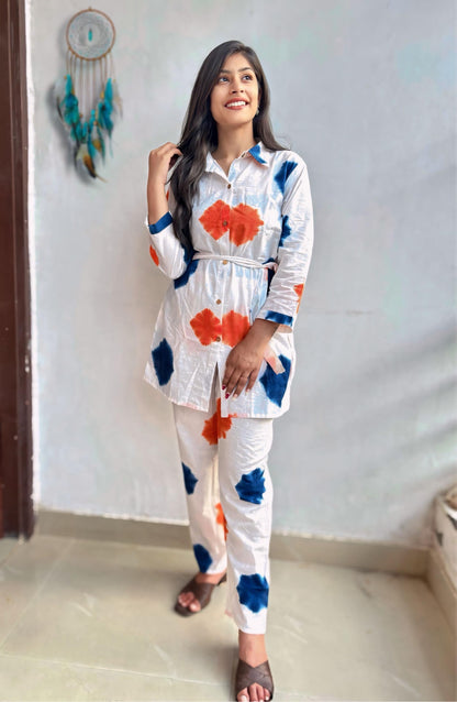 New Premium Cotton Fabric Designer Printed Cotton Kurta & Pant