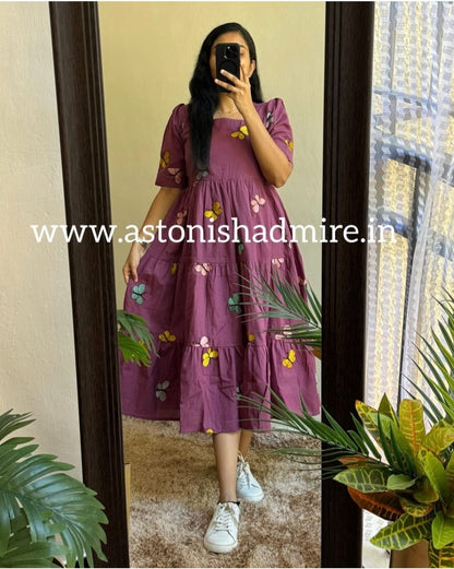 Premium Heavy Cotton Embroidery Gown