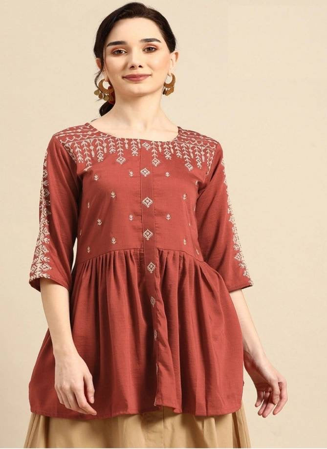 Viscose Designer Short Kurti